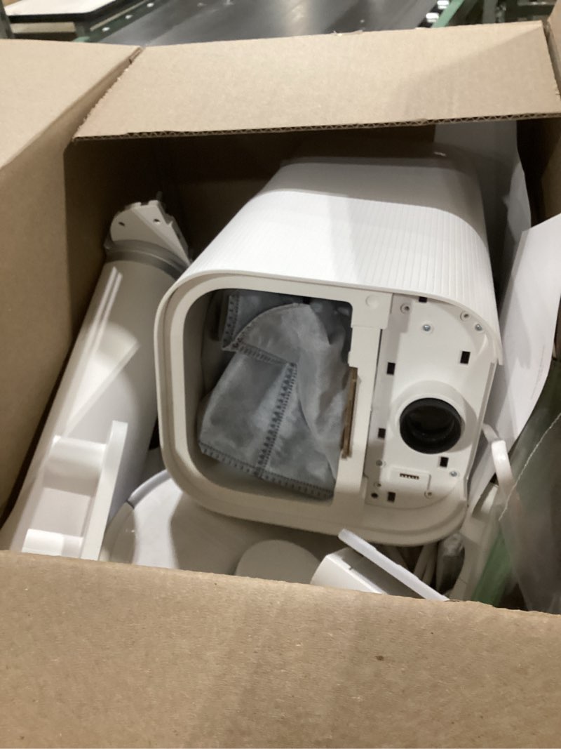 Condition photo showing Good Condition for Joseph Joseph Tota 90 liter/23.8 gallon Laundry Hamper Separation Basket with lid, 2 Removable Washing Bags with Handles - Ecru Dual Ecru 90L
