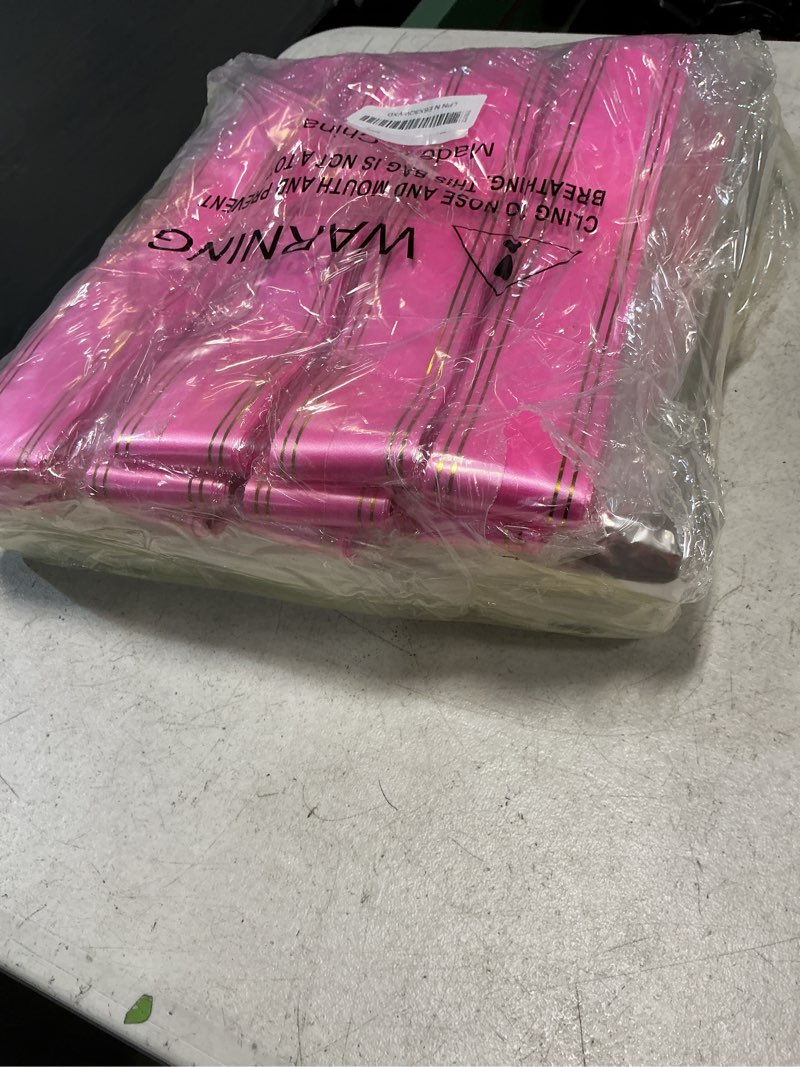 Condition photo showing Good Condition for 100 packs large cellophane bags 24" x 30" clear cellophane gift basket wraps extra-large 2.3 mil thick transparent plastic wrap bags for fruit basket, gift wrap, treats, arts and crafts, 100ct ribbon bows