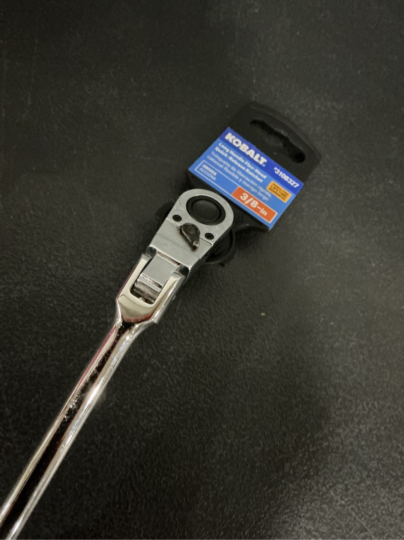 Condition photo showing Good Condition for kobalt 72-tooth 3/8-in drive comfort grip handle flexible head ratchet
