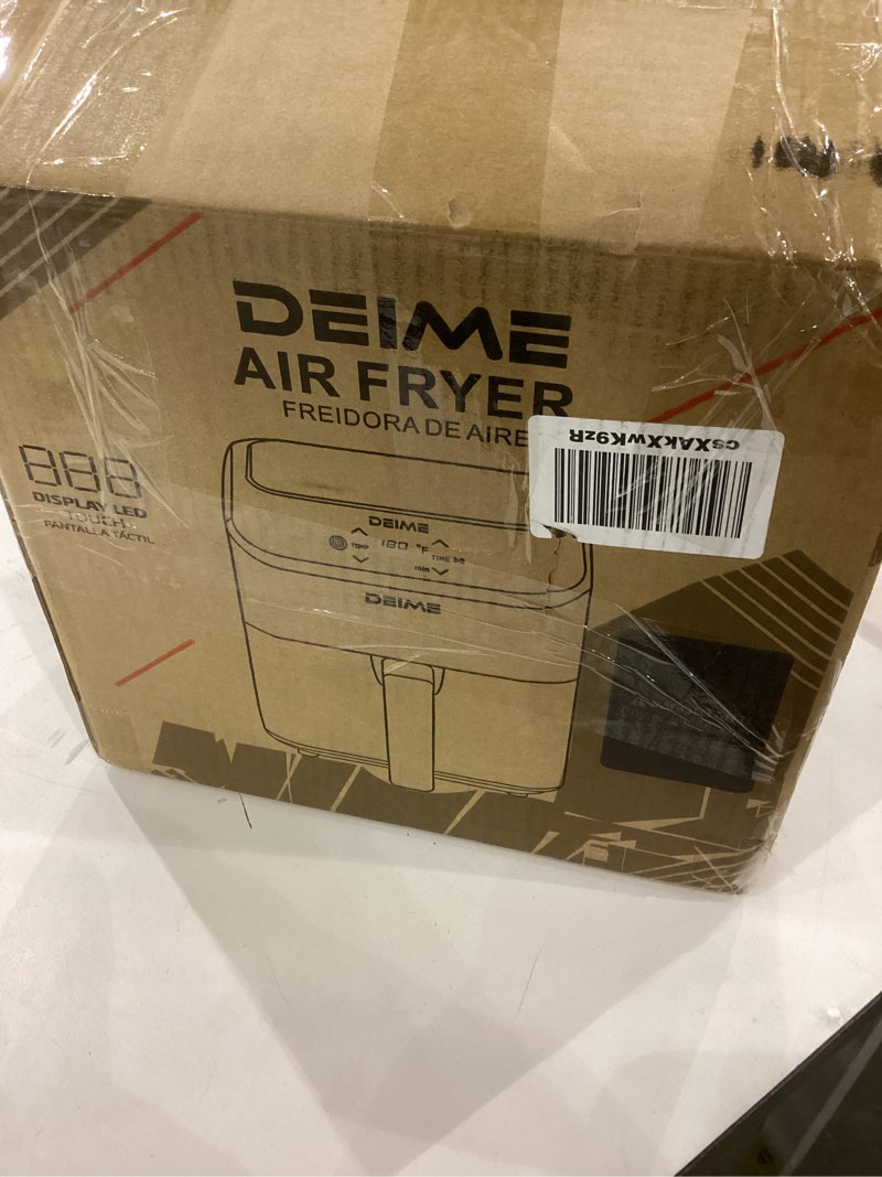 DEIME Air Fryer, Small Digital 2.8 Qt Airfryer Space Saving Compact, Bake, Reheat, Roasts for Quick 