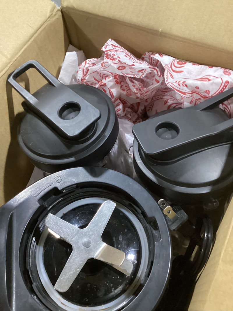 Condition photo showing As Is for Ninja Blenders for Kitchen | Smoothie Blender, Mixer, Grinder - Premium Blending Performance for Sauces, Frozen Drinks, and More | 1200 Peak Watt Motor | SS101 Foodi Personal Smoothie Maker