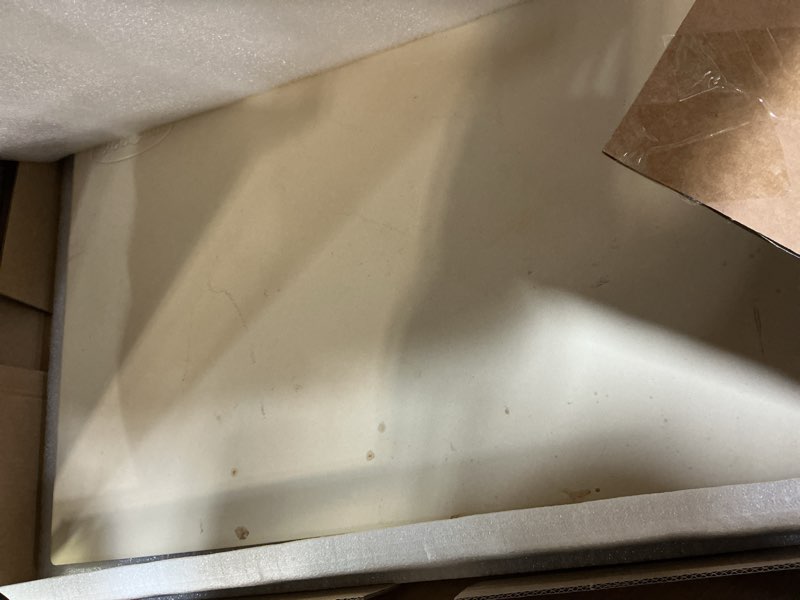 Condition photo showing As Is for Unicook 22 Inch Extra Large Pizza Stone for Oven and Grill, Rectangular Baking Stone 22" x 14" x 0.6", Thermal Shock Resistant, Ideal for Baking Several Crispy Pizzas Bread 22 x 14 Inch