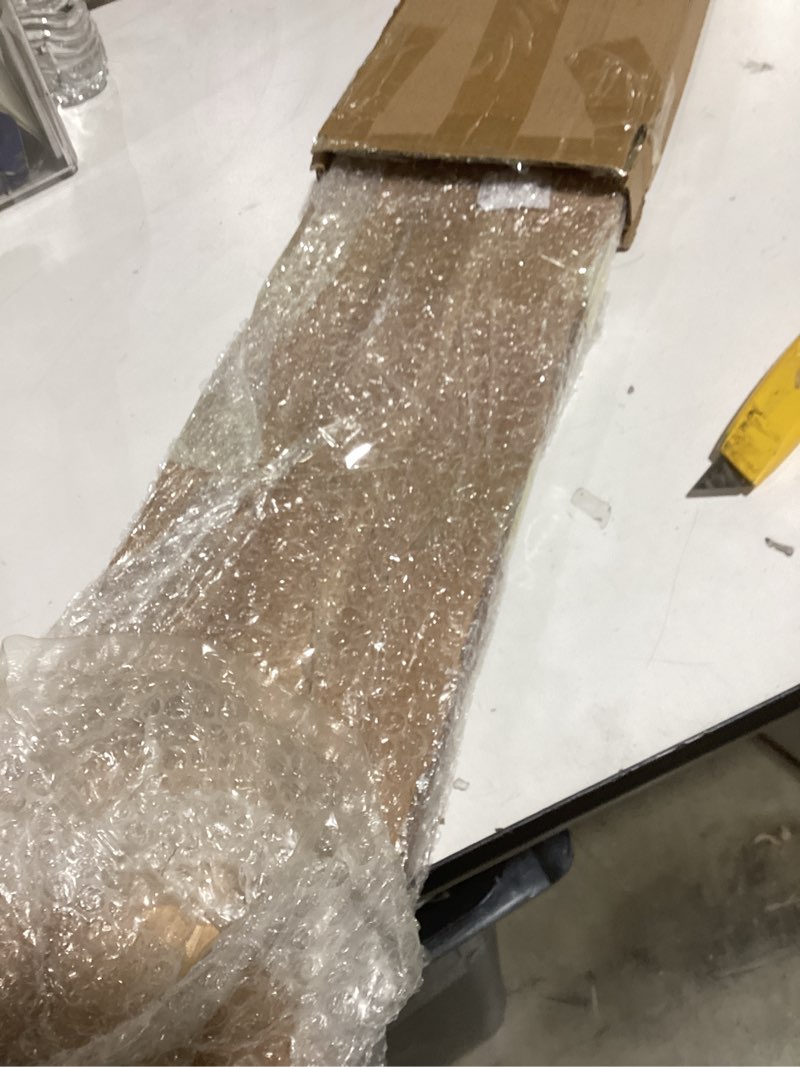 Condition photo showing Good Condition for SOFE Rectangular Long Narrow Tray Table Centerpiece - Wood Serving Tray with Handles - 25 Inch Large Serving Platters for Entertaining - Rustic Wood Decorative Tray for Home Room Decor Brown