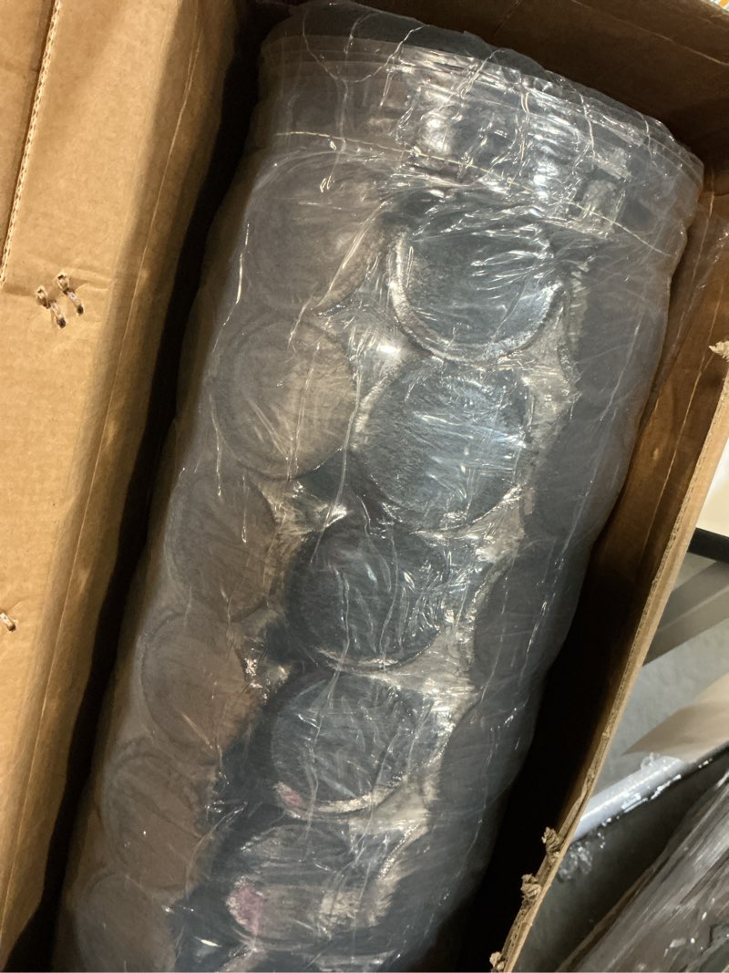 Condition photo showing New/Like New for full size mattress, 10 inch luxury hybrid full mattress in a box, medium firm mattresses with cooling gel memory foam & pocket springs, double additional support, 365-night trial black 10.0 inches full