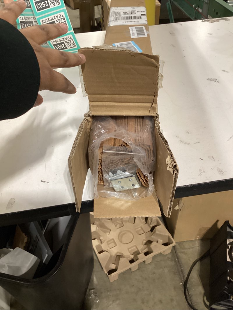 Condition photo showing New/Like New for CHICOLOGY Bamboo Roman Shades - Customer Favorite Light Filtering Blinds for Windows, Premium Quality, Ideal for Home, Squirrel Brown, 34"W X 64"H 34"W x 64"H Squirrel