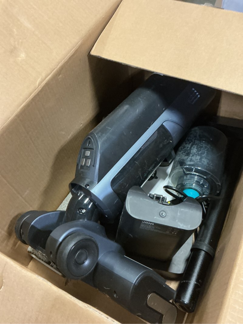 Condition photo showing As Is for JONR ED12 PRO Wet Dry Vacuum Cleaner,Vacuum Mop, Three Sided Cleaning,Hot Water Self-Cleaning,Hot Ai
