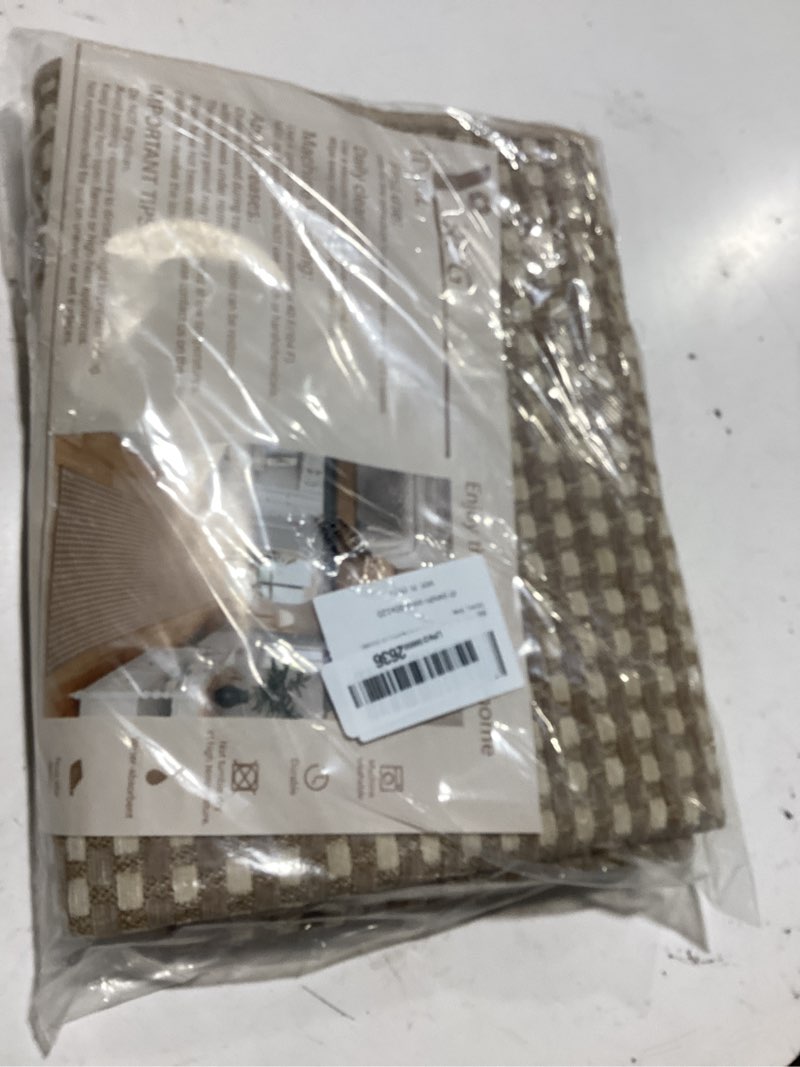Condition photo showing Good Condition for ydkgl 2x4 ft entryway rug indoor door mat non slip boho woven washable area rugs kitchen runner rug mat, front entry rugs entrance doormat for hallway porch bathroom laundry room, brown 24"x48" 2' x 4' a- brown
