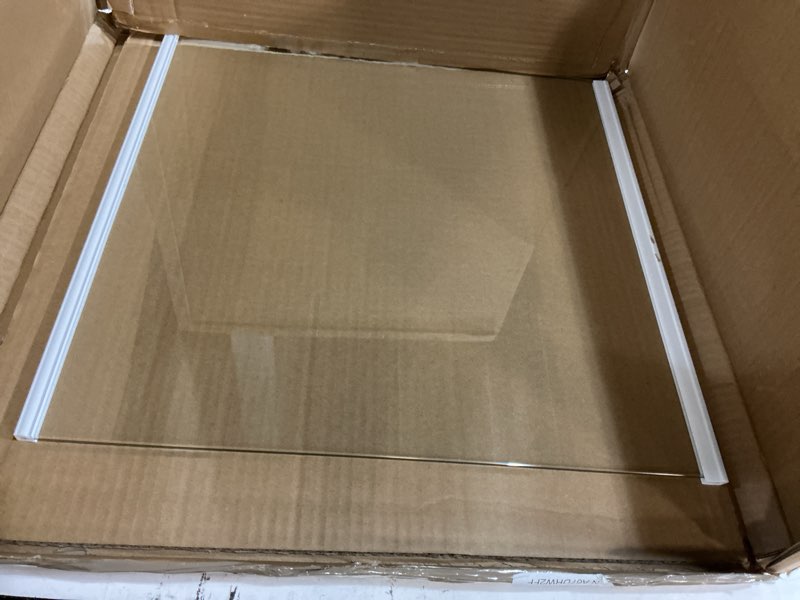 Condition photo showing Good Condition for upgraded da97-20647a refrigerator glass shelf replacement for samsung fridge upper glass shelf assembly, fits rs27t5200sg rs27t5200sr/aa rs27t5201sr/aa rs27t5561sr/aa tempered glass upper shelf