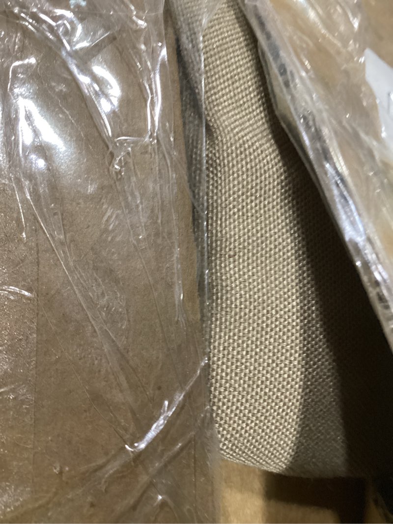 Condition photo showing Good Condition for blazing needles twill tufted bench cushion, 60" x 19", toffee 1 count toffee 60" x 19"
