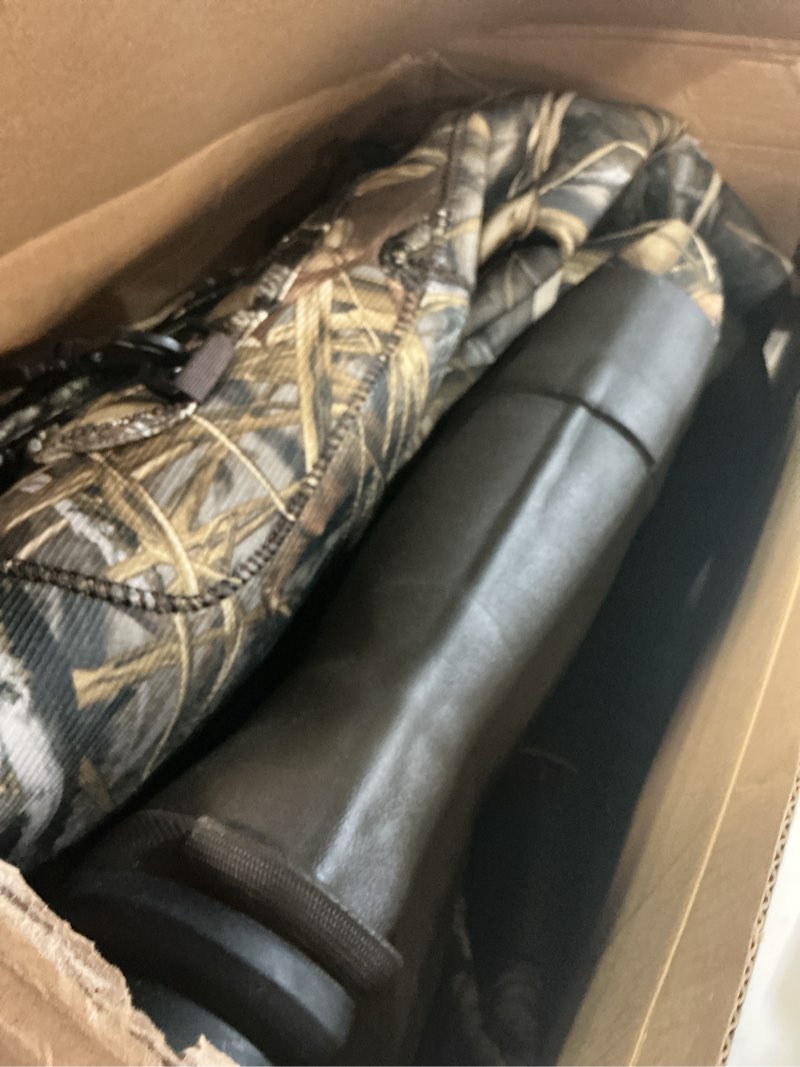 Condition photo showing Good Condition for TIDEWE Hunting Wader with 1400&1600G Insulation Rubber Boot, 5mm Neoprene Waterproof Chest Wader for Fishing, Hunting 8 1400g Next Camo Evo