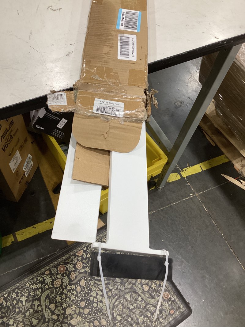 Condition photo showing Good Condition for hidden island countertop support bracket 2 pack white 42 inch heavy duty granite countertop bracket iron island support brackets for granite quartz wood 42 inch white-2 pack