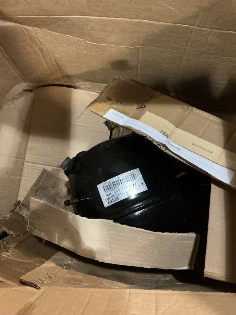 Condition photo showing Good Condition for ffi12hbx replacement refrigeration compressor 115-127v 1/3hp r134a r-134a. ffi12hbx refrigeration compressor compatible with embraco whirlpool ge frigidaire haier electrolux