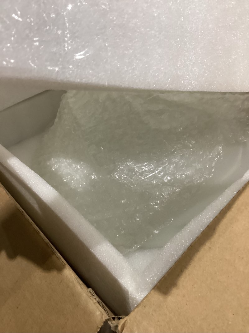Condition photo showing Good Condition for Glass Lamp Shade Replacement 12"D x 4.75"H,Lamp Shades For Floor Lamps Suitable for E26 Socket Torchiere Lamp Shade GlassShades Ceiling Fan Light Covers Ceiling Fan Globe Replacement Glass Bowl