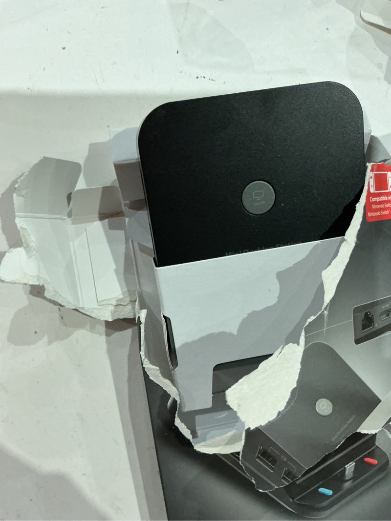 Condition photo showing As Is for j5create, mini docking station for nintendo switch, jcd620