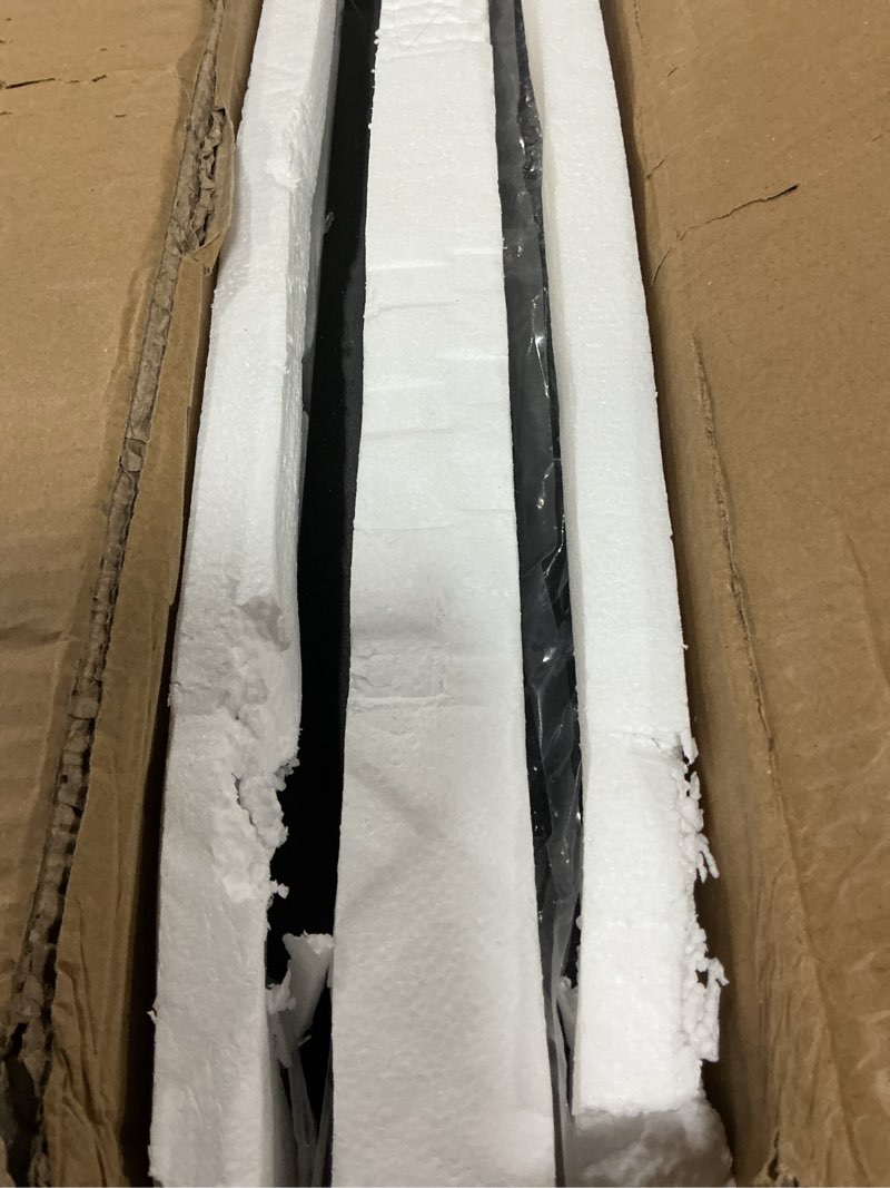 Condition photo showing New/Like New for ushower 2-pack black bathroom mirrors for over sink 24 x 36 inch, metal frame rectangle wall mirror, modern farmhouse vanity mirror, wall mounted matte black 24"lx36"w-2pcs