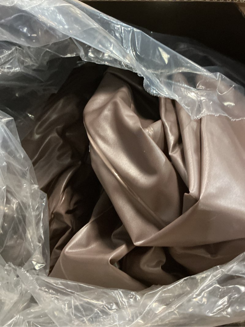 Condition photo showing As Is for Twin Size Air Mattress Inflatable Sofa?Double Inflatable Chair for Adults-Flodable Blow Up Couch Lounger-Portable Air Sofa for Indoor Living/Tent Camping/Outdoor Activities?Taupe?
