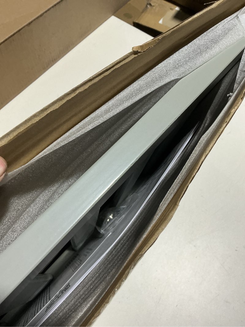 Condition photo showing Good Condition for dream on me convertible crib toddler guard rail in cool grey, converts cribs to toddler beds, solid wood construction