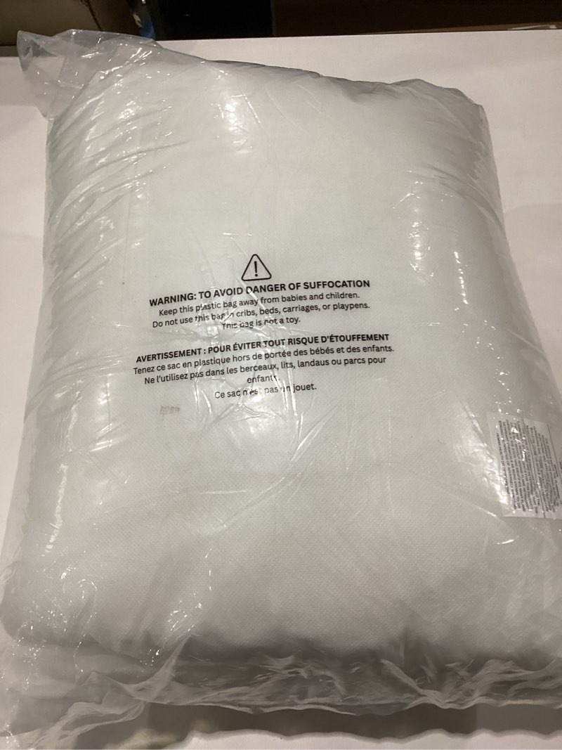 Condition photo showing Good Condition for lane linen 18 x 18 throw pillow insert - pack of 2 white, down alternative pillow inserts for decorative pillow covers, throw pillows for bed, couch pillows for living room 18" x 18" 01: white