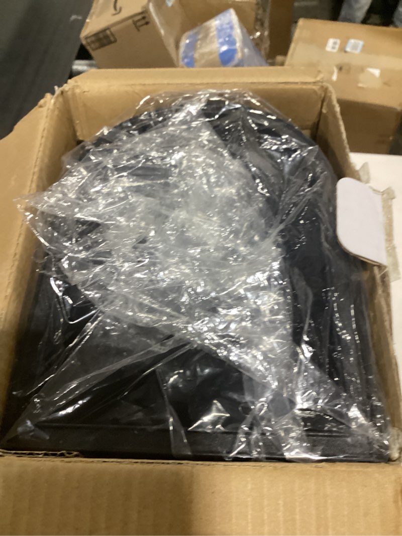 Condition photo showing As Is for Architectural Mailboxes 8830B-10 Winston Nickel Flag Post Mount Mailbox, Medium, Black Black Mailbox