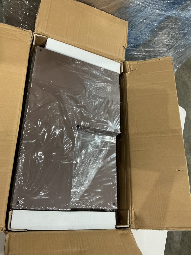 Condition photo showing Good Condition for hot tub steps, universal heavy duty spa & hot tub step, wood looking plastic steps for hot tub, use for round or straight sided spa, non-slip steps for outdoor/indoor, 600lbs load capacity brown
