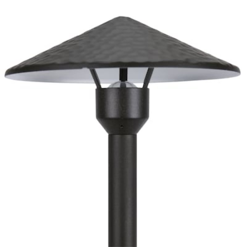 harbor breeze 64 -lumens bronze low voltage plug-in led outdoor path light 3000-k
