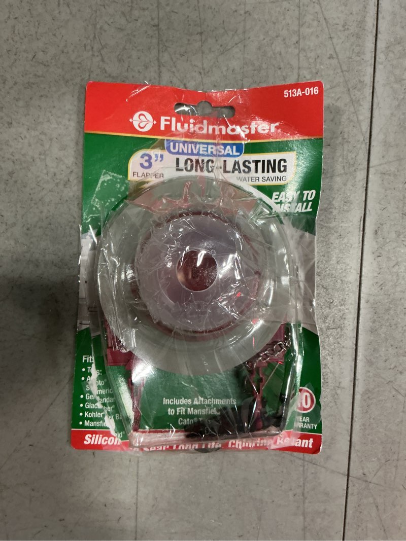 Condition photo showing Good Condition for fluidmaster universal toilet flapper for american standard