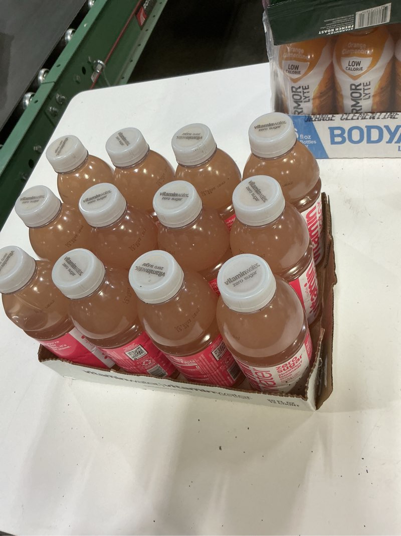 Condition photo showing New/Like New for ((OCT/2025))vitaminwater Shine Strawberry Lemonade Zero Sugar, Flavored Water Beverage, 20 fl oz Bottles, 12 Pack Zero Sugar Shine Strawberry Lemonade 20 Fl Oz (Pack of 12)