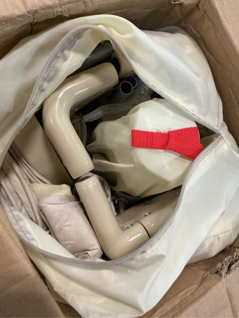 Condition photo showing Good Condition for 4 in 1 Baby Bassinet,Pack and Play,Bedside Crib Sleeper,Baby Bassinets Bedside Sleeper with Diaper Changer, Mosquito Net,Bottom Storage and Toy Bar for Newborn to Toddles (Beige)