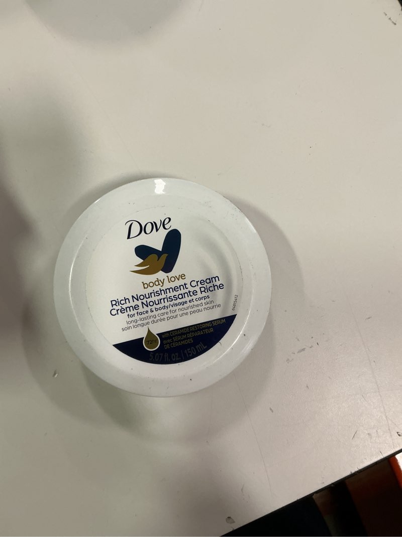 Condition photo showing New/Like New for Intensive Nourishment Cream by Dove for Unisex - 5 oz Cream 