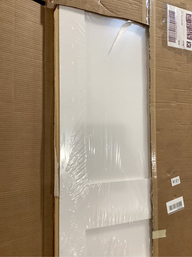 Condition photo showing New/Like New for paneled solid wood shaker standard door