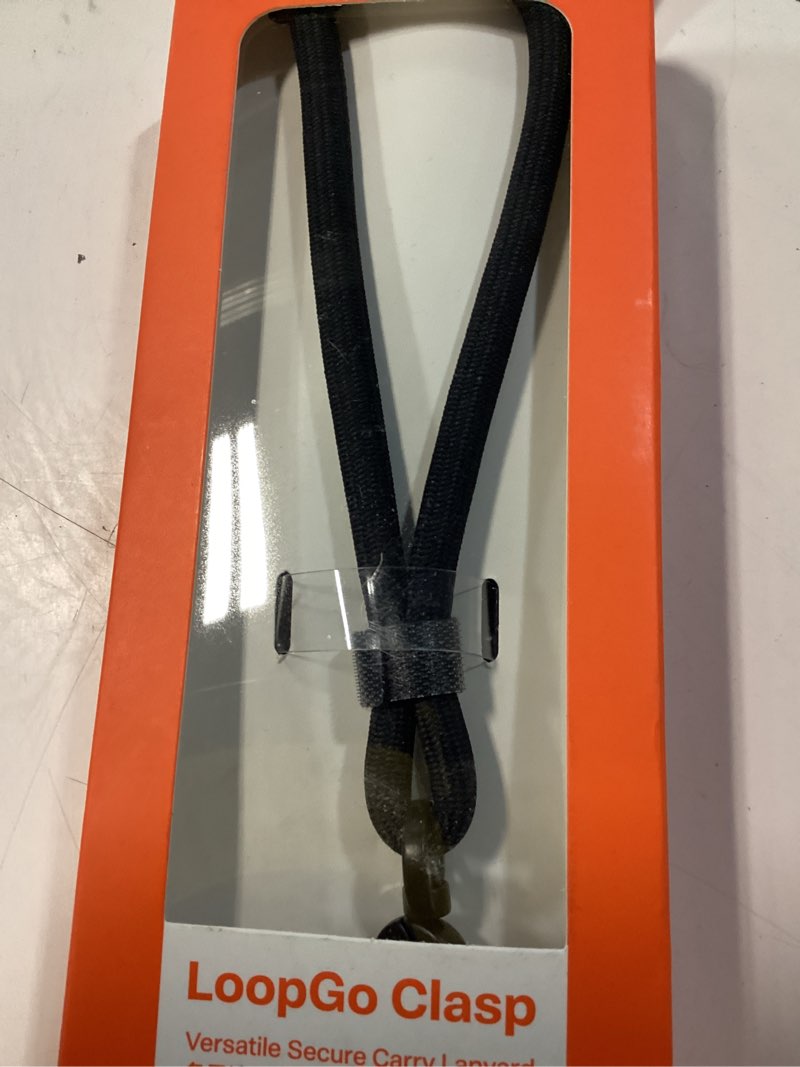 Condition photo showing New/Like New for torras phone lanyard with hanging loops, adjustable anti theft phone strap crossbody for iphone 17 pro max,skin-friendly,2 tabs, universal cell phone neck lanyard for daily & outdoor activities, black 1-black
