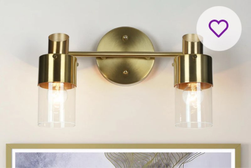 Izella 2-light dimmable vanity light