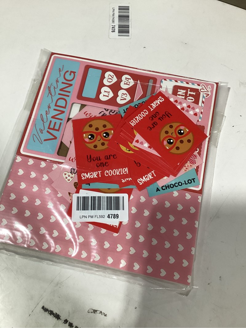 Condition photo showing New/Like New for Valentine Boxes for Kids - Valentines Day Cards for Kids - Vending Machine Valentine Boxes with 25 Valentine Cards for Girls Boys Toddlers - Valentines Gifts for School Class Classroom Party Favors