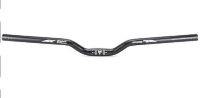 25.4 Bike Handlebar - 30mm, 55mm, 70mm, 90mm,120mm Riser Handlebar - 620mm Aluminium Alloy Mountain 