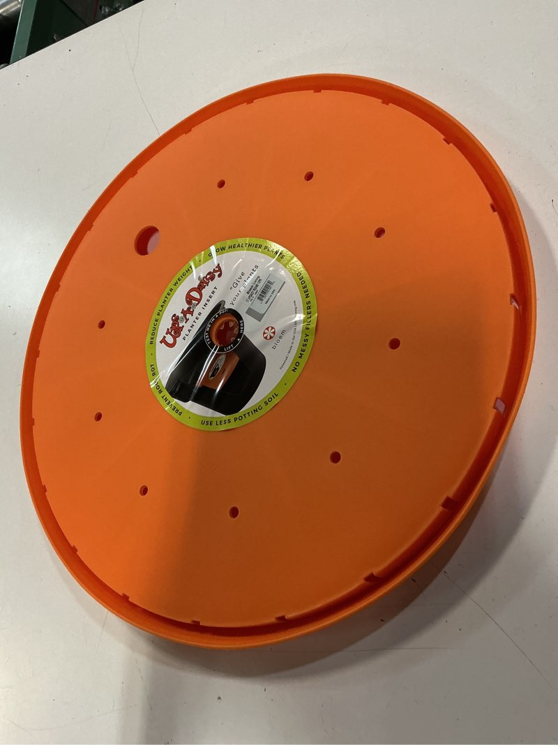 Condition photo showing New/Like New for bloem, t6327, ups-a-daisy round planter insert, planters, 17", orange