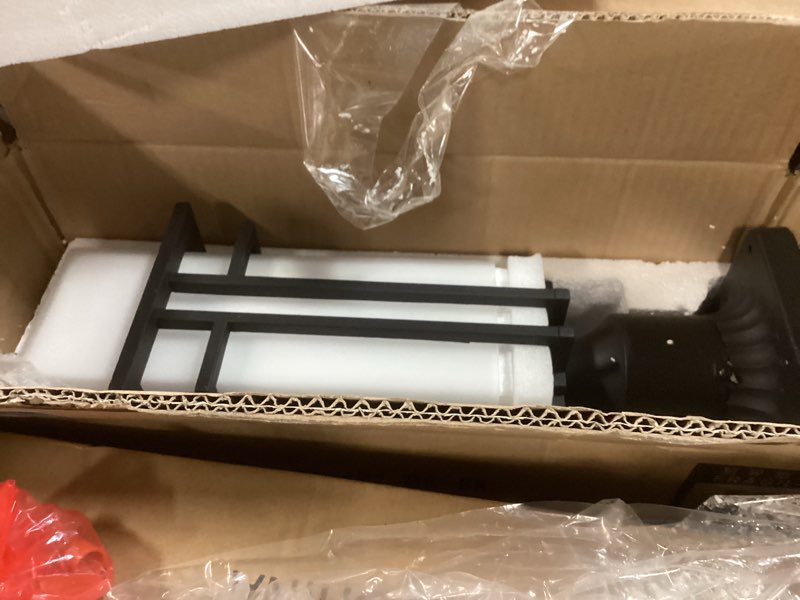 Condition photo showing Good Condition for outdoor post light fixture - aluminum lamp posts outdoor lighting, outdoor lightpost lantern with 3-inch pier mount base outside pole lighting for porch garnden (17.3''h, 1 pc)