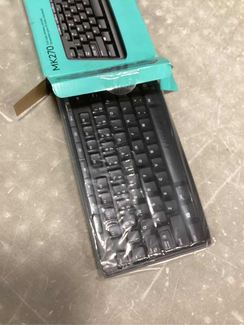 Condition photo showing Good Condition for Logitech Keyboard/Mouse 920-004536 Wireless Combo MK270 2.4GHz Black Electronic Consumer Electronics