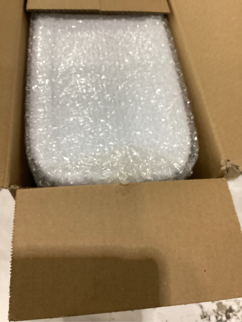 Condition photo showing New/Like New for mopall small bathroom trash cans with lids,motion sensor bathroom trash can,narrow waterproof plastic 3.5 gallon automatic adsorption touchless garbage can,white