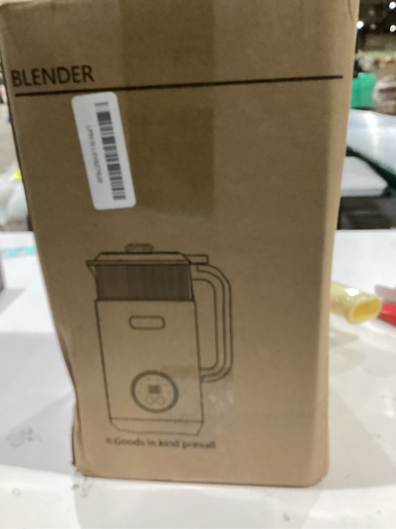Condition photo showing New/Like New for Nut Milk Maker. 8-In-1 Multifunctional Nut And Milk Maker, 12-Hour Timer/6-Hour Keep-Warm Function, One-Button Self-Cleaning. For Making Almond Milk, Oat Milk, Soy Milk, Smoothies, and Juices.