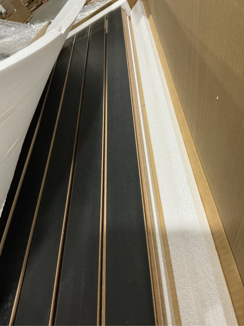 Condition photo showing Good Condition for SSWBasics 4 ft x 2 ft Horizontal Black Slatwall Panels for Wall (24"H x 48"L) - Pack of 2 - Garage Wall Organizer Panels and Craft Storage Organization Slatwall Panel