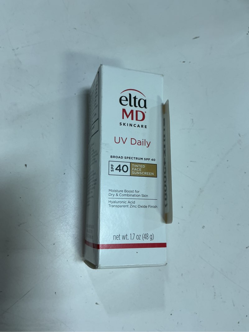 Condition photo showing New/Like New for (EXP 2026/08). EltaMD UV AOX Elements Tinted Mineral Face Sunscreen Lotion, Tinted Moisturizer for Face SPF 50 with Antioxidants, For Dry Sensitive Skin 1.7 oz Pump