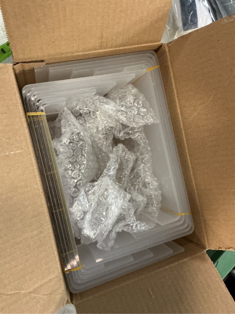 Condition photo showing New/Like New for aheroi acrylic risers display stands, acrylic stands for display 20pcs 4set | clear display risers shelf, acrylic risers for decor display,risers for buffet table stands,cupcake food display(7"l~8"l~9"l)