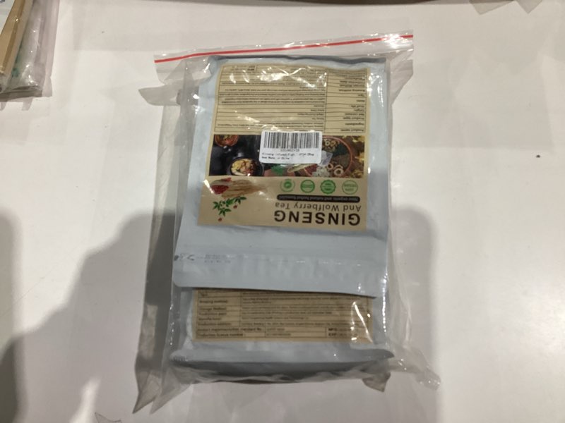 Condition photo showing New/Like New for Ginseng six treasure tea, Ginseng five treasures tea kidney teas, Ginsengs And Wolfberry teas, Blending the Essence of9 Premium Ingredients, for both men and women (2 pack (30g ×32 pcs) Ginseng Nine Treasure Tea (2 Pack/32 Bags)