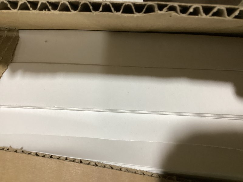 Condition photo showing New/Like New for myshade 6 pack temporary light filtering paper shades for windows,paper pleated blinds with adhesive,no tools no drilling free cut size temporary room darkening shades(white, 36" w x 72" h) white 36"w*72"h - 6 pc