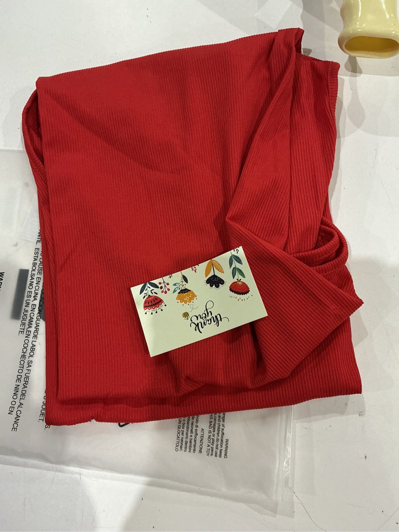 Condition photo showing Good Condition for silui women's mock neck ribbed knit sexy double high slit dress plus size 2025 fall going out long midi dresses red xx-large plus