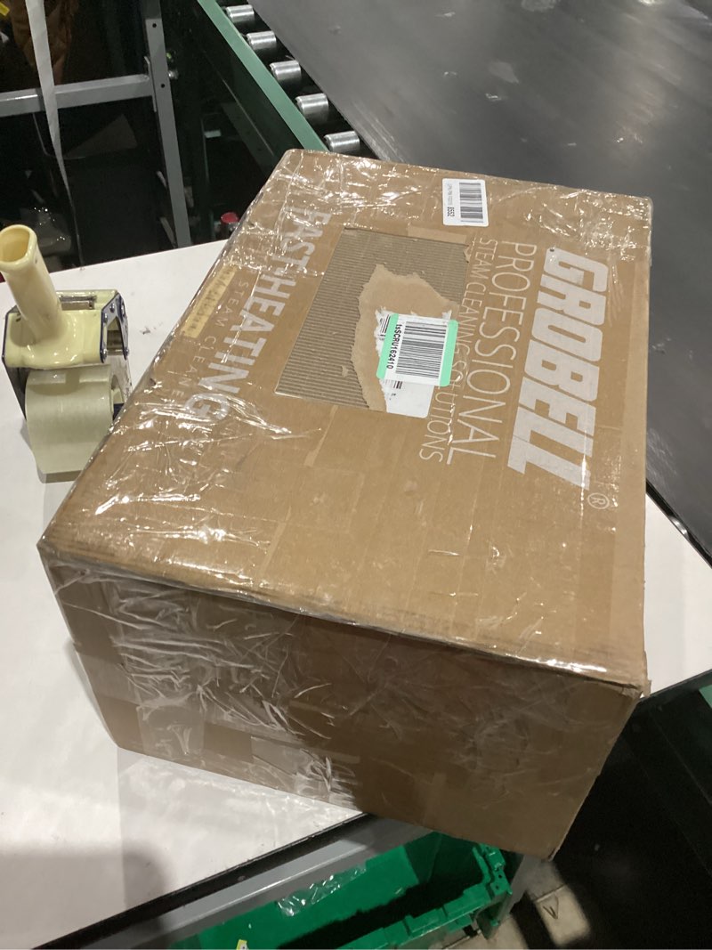 Condition photo showing As Is for Steam Cleaner: 40s Fast Heating-0.66Gal (2.5L) Large Tank-21 PCS Kit-No Cooling-Refill Anytime-Detachable Hose Multi Portable Steamer Mop for Home Car Bed Furniture Tile Grout Floor Cleaning White