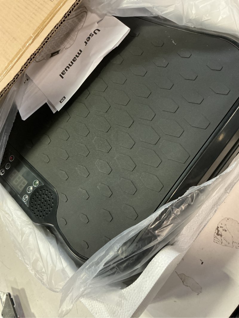 Condition photo showing Good Condition for Vibration Plate Exercise Machine,Vibration Plate for Lymphatic Drainage Power Vibration Plate Machine Support 450 Lbs 250 Adjustable Speeds,Vibrating Plate Shake Plate Weight Loss