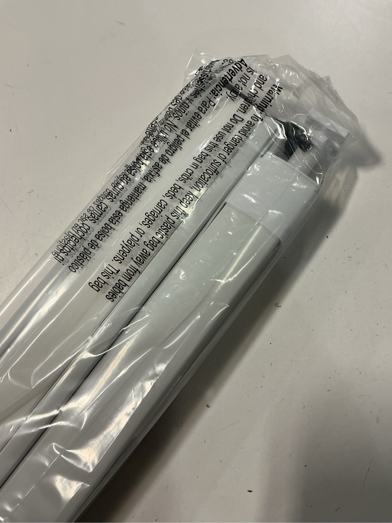 Condition photo showing Good Condition for lazblinds no tools no drill cordless cellular shades, top down bottom up (tdbu) honeycomb shades for home, light filtering thermal insulation blinds for windows, 34" w x 64" h, white light filtering - white 34" w x 64" h