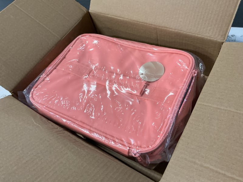 Condition photo showing Good Condition for Double-Layer Insulated Cooler Foldable Lunch Box, Leakproof Cooler Bag for Men & Women, Shoulder Strap, Bottle Opener, for Beach, Camping, Car Z-Blue