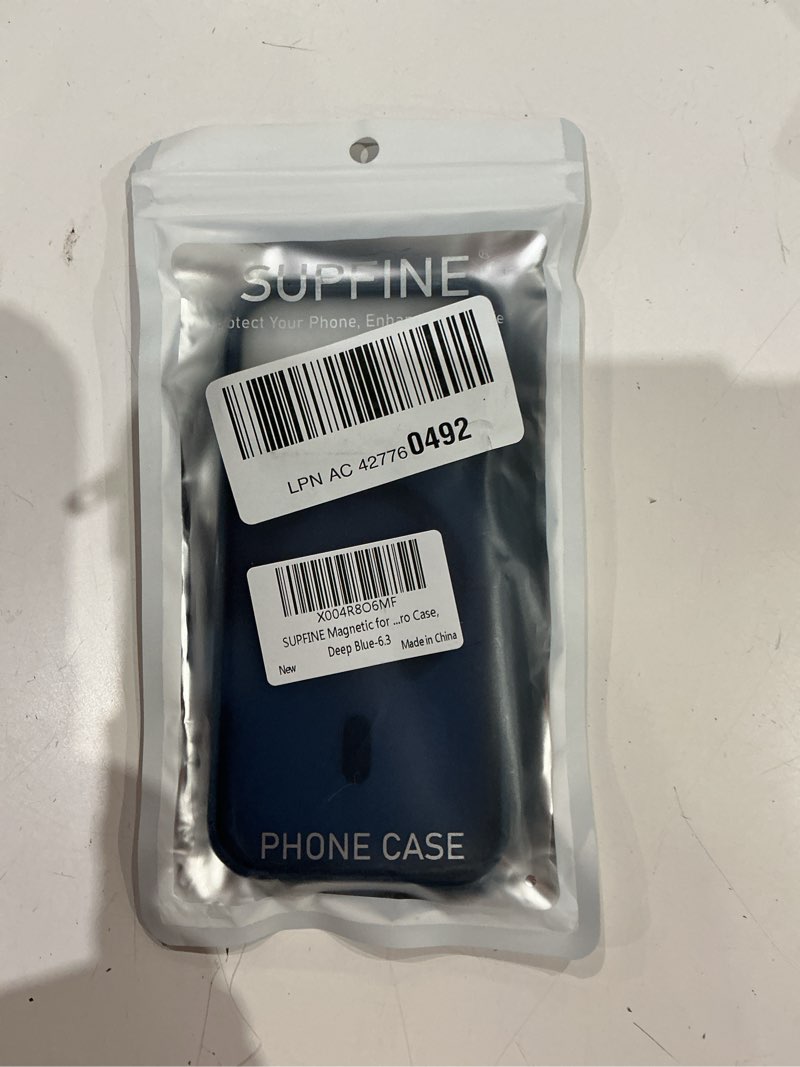 Condition photo showing Good Condition for supfine magnetic for iphone 17 pro case (compatible with magsafe)(military grade drop protection) translucent matte shockproof with anti-fingerprint phone cover 2025,deep blue